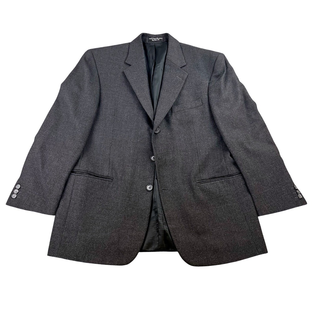 Planet Franco Di Ferrini Gray 3-Button‎ Blazer Sport Coat ~46R